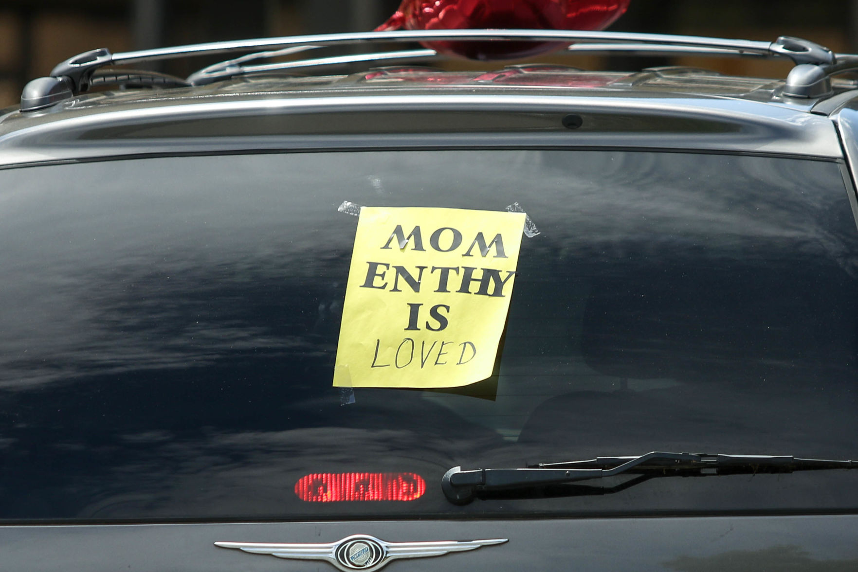 Car parade for Oak Park Nursing Home and Independent Living Community residents